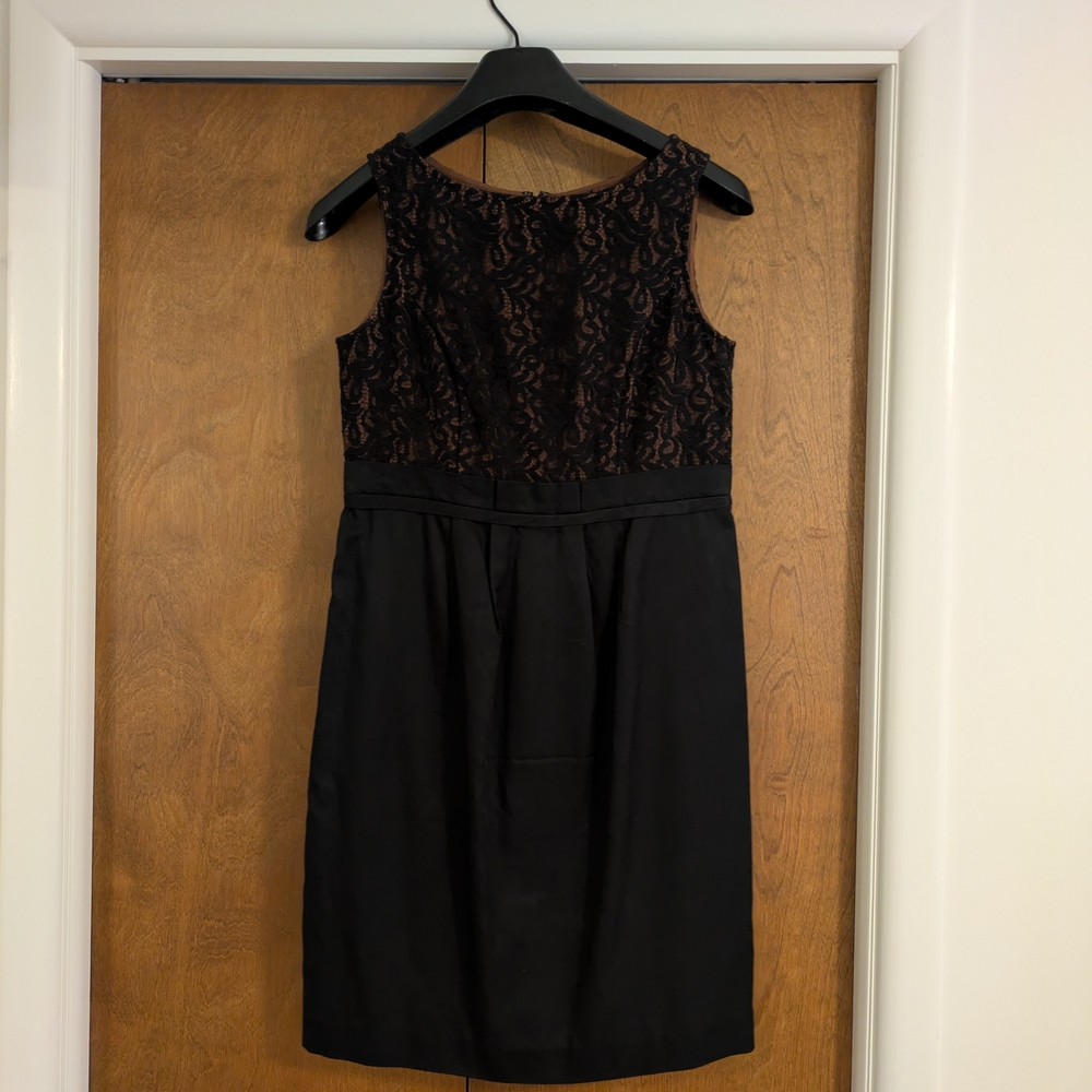 Merona Black Lace Midi Dress